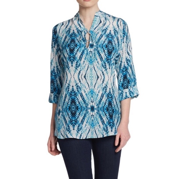 Rory Beca Tie-Dye Silk Tunic - Picture 1 of 5